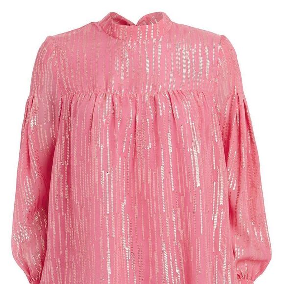 New Birgitte Herskind Ilse Silk Striped Blouse - Picture 5 of 15